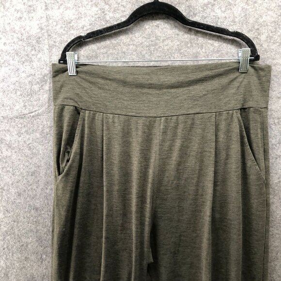 Vuori Lux At Ease Harem Jogger Pants Womens XL Olive Green Yoga Active Lounge - Picture 3 of 9